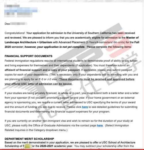 南加州大學研究生錄取案例.png