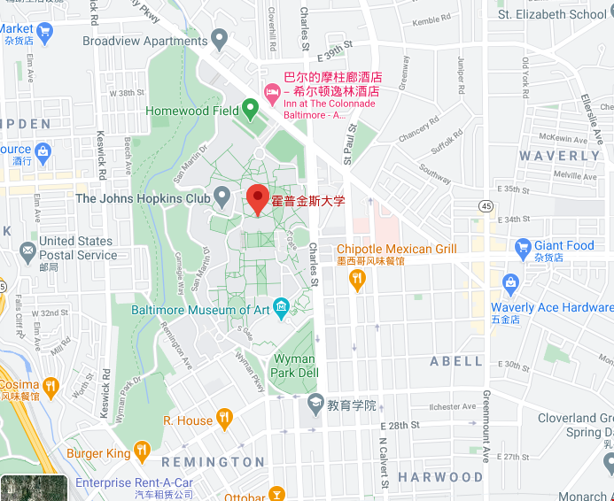 約翰霍普金斯大學(xué)在美國哪里