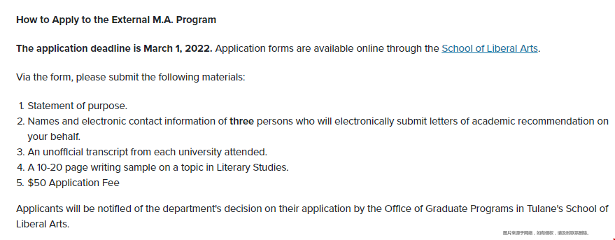 杜蘭大學英語研究生申請條件.png