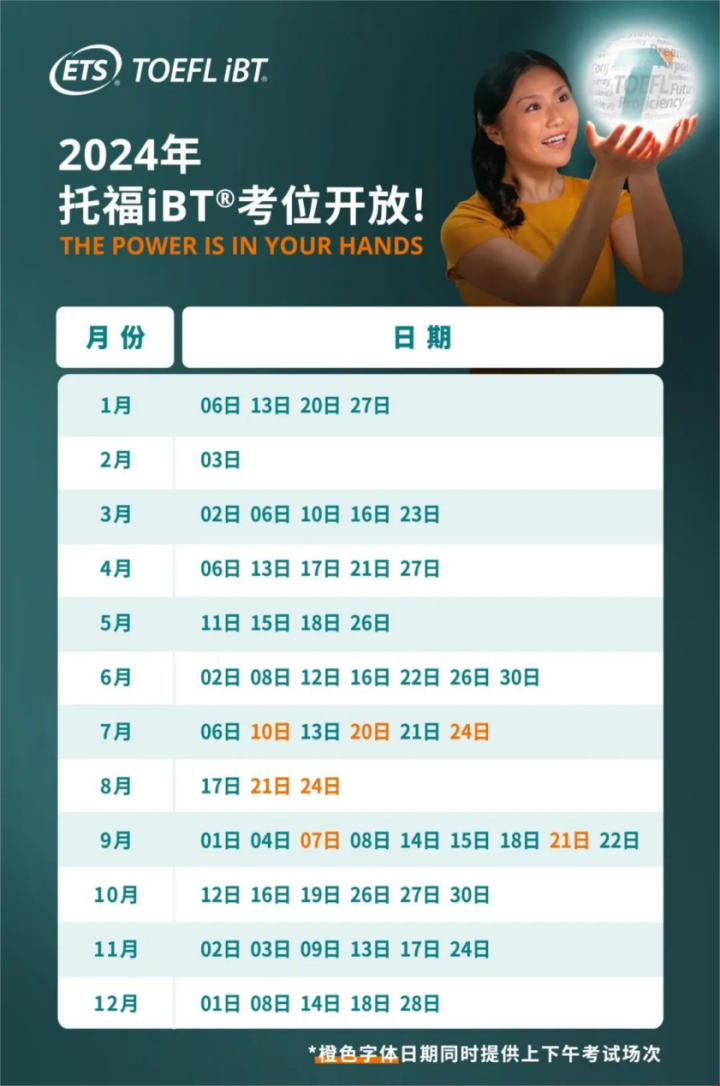 2024年留學(xué)考試時(shí)間